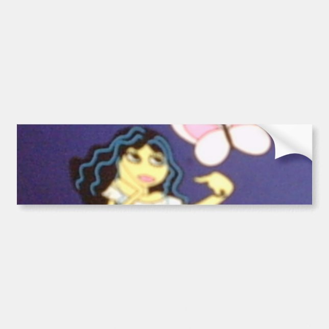 Bohemian Girl Bumper Sticker (Front)