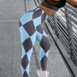 Bohemian Harlequin Chequered Black & Blue Leggings<br><div class="desc">Elevate your active wardrobe with these Harlequin-inspired athleisure leggings. Perfect for the gym or casual outings, these bold, colourful, and stylish leggings seamlessly blend sporty and street-ready vibes. Transform your everyday look and embrace the vibrant energy. Don't miss out – click to buy and embrace the bold in your workout...</div>