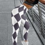 Bohemian Harlequin Chequered Black & White Leggings<br><div class="desc">Elevate your active wardrobe with these Harlequin-inspired athleisure leggings. Perfect for the gym or casual outings, these bold, colourful, and stylish leggings seamlessly blend sporty and street-ready vibes. Transform your everyday look and embrace the vibrant energy. Don't miss out – click to buy and embrace the bold in your workout...</div>