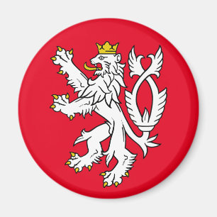 Bohemian heraldic lion magnet