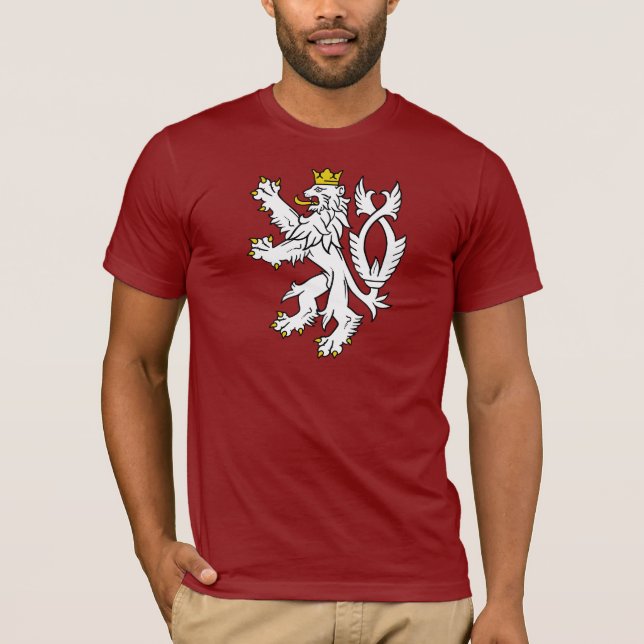 Bohemian heraldic lion T-Shirt (Front)