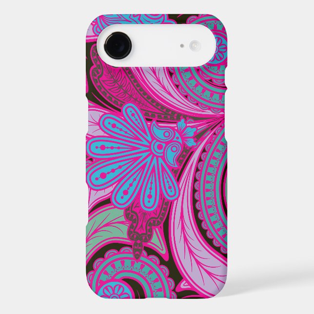 Bohemian Hipster Floral Paisley Case-Mate iPhone Case (Back)