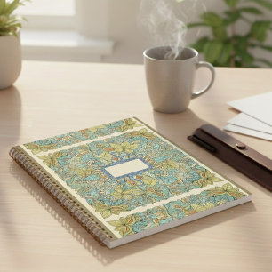 Bohemian Intricate Mandala & Butterfly Hardcover  Notebook