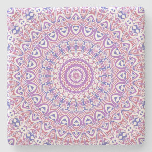 Bohemian Kaleidoscope 1 Stone Coaster
