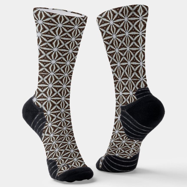 Bohemian lattice  socks (Angled)