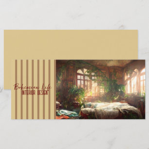 Bohemian Life - Business, Greeting Card, Invite