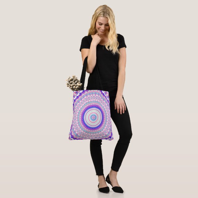 Bohemian Mandala Tote Bag (On Model)
