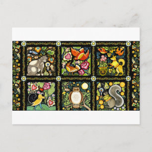 BOHEMIAN MOOSHKA DESIGN POSTCARD
