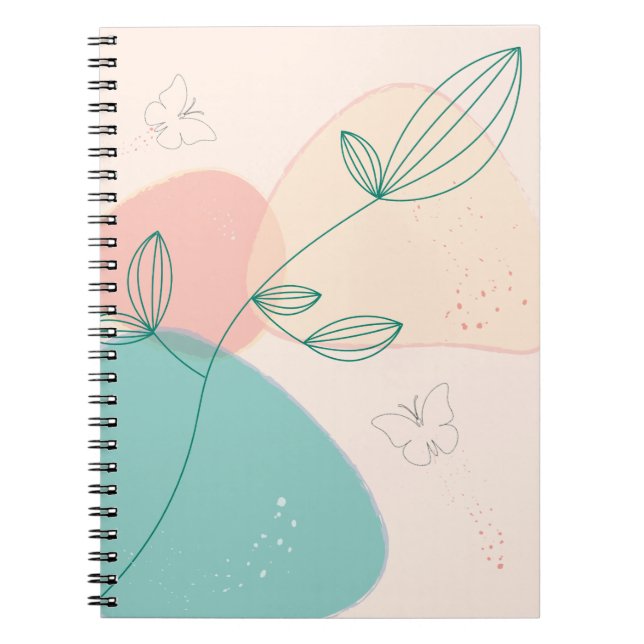 Bohemian notebook with a nature view (Front)