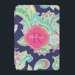 Bohemian Paisley Custom Monogram iPad Mini Cover<br><div class="desc">Add a touch of boho charm to your device with this colourful hand-drawn paisley iPad case! Featuring an intricate, artistic bohemian paisley pattern, this case brings a vibrant and stylish look to your tablet. Customise it with your name or monogram initials for a personal touch. Available in a variety of...</div>