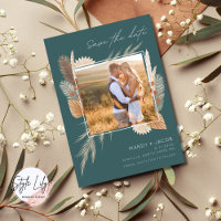 Bohemian Pampas Grass Photo Wedding