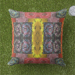 Bohemian Patchwork Cushion
