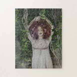 BOHEMIAN PRETTY WOMAN ART JIGSAW PUZZLE