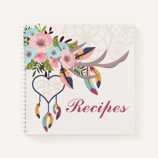 Bohemian Recipe Notebooks (Front)