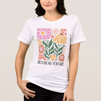 Bohemian retro floral shirt - Bloom As You Are