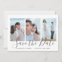 Bohemian Save The Date Beach Wedding Invitation