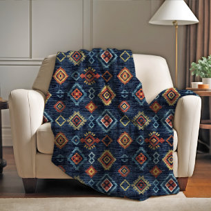 Bohemian Serenity Fleece Blanket