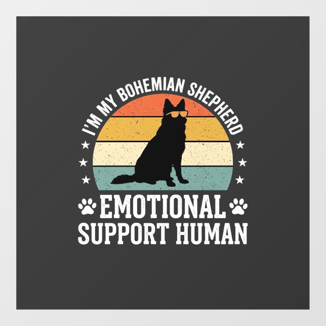 Bohemian Shepherd Emotional Support Human Dog (Sheet)