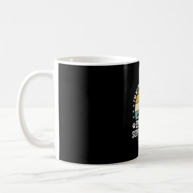 Bohemian Shepherd Emotional Support Human Dog Coffee Mug (Left)