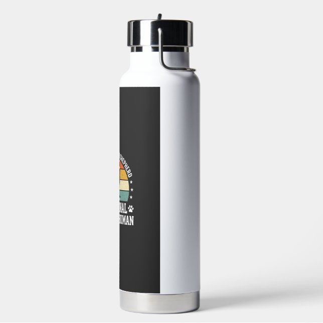 Bohemian Shepherd Emotional Support Human Dog Water Bottle (Left)