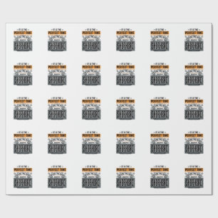 Bohemian Shepherd Vintage Dog Lover Typography Des Wrapping Paper