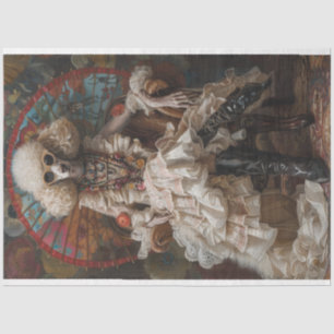 Bohemian Standard Poodle Decoupage Tissue Paper