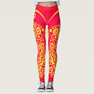 Bohemian Style Butterfly Leggings