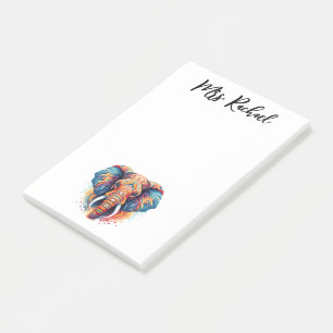 Bohemian Style Elephant  Post-it Notes