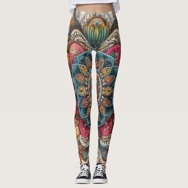 Bohemian style leggings (Front)
