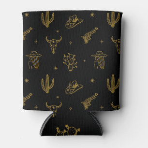 Bohemian Symbols: Western Vintage Magic Can Cooler