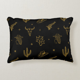 Bohemian Symbols: Western Vintage Magic Decorative Cushion
