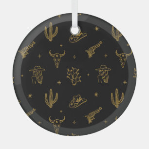 Bohemian Symbols: Western Vintage Magic Glass Tree Decoration