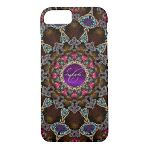 Bohemian Tapestry Art Monogram Case-Mate iPhone Case