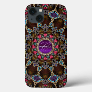 Bohemian Tapestry Art Monogram CaseMate iPhone 13 Case
