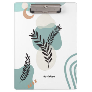 Bohemian Teacher Appreciation Modern custom Clipboard