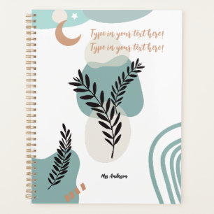 Bohemian Teacher Appreciation Modern custom Planner