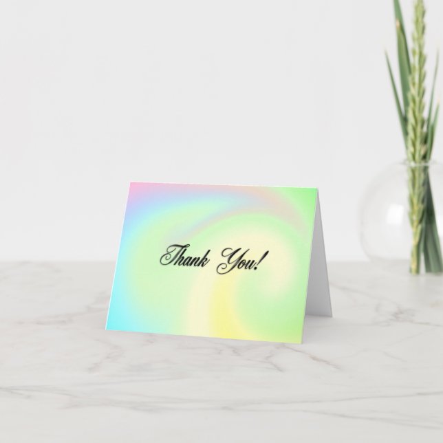 Bohemian Thank You Blank Inside Card (Front)