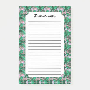 Bohemian Tropical Summer Floral Palm Leaves Post-it Notes