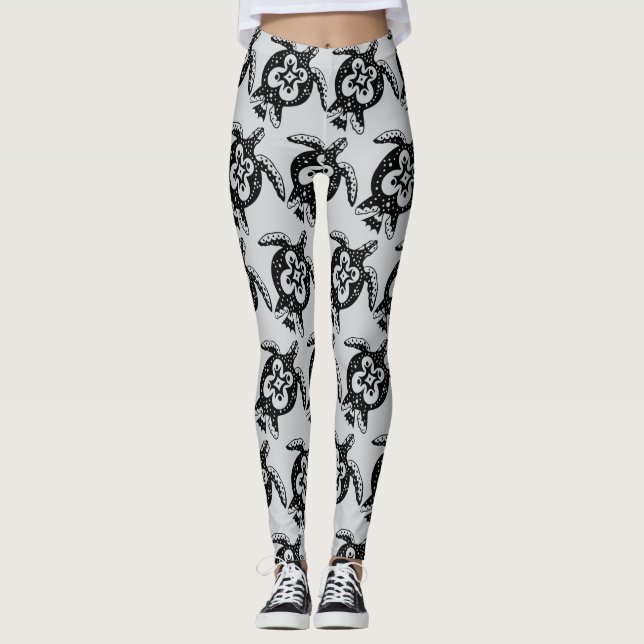 Bohemian Turtle Leggings (Front)