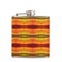 Bohemian Vinyl Wrapped Flask