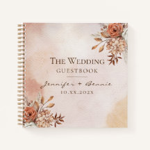 Bohemian Watercolor Floral Flower Fall Wedding