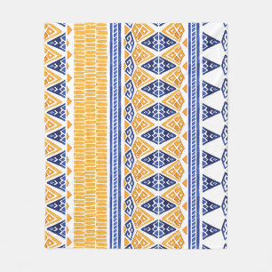 Bohemian Watercolor: Seamless Artistic Pattern. Fleece Blanket