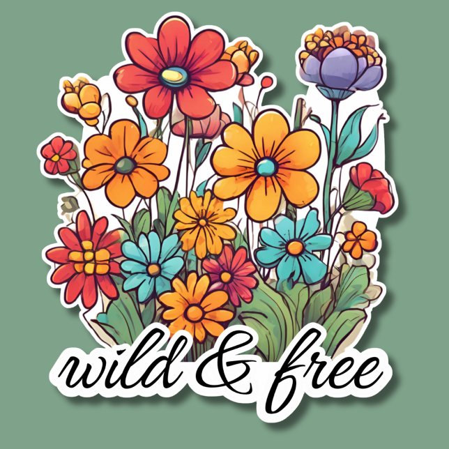 Bohemian Wild & Free Wildflowers Waterproof  (Creator Uploaded)