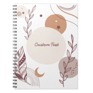 Bohemien Teacher Appreciation Modern custom Notebook