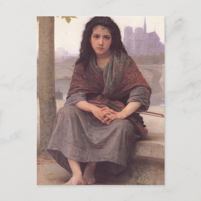 Bohemienne (The Bohemian) by William Bouguereau Postcard (Front)