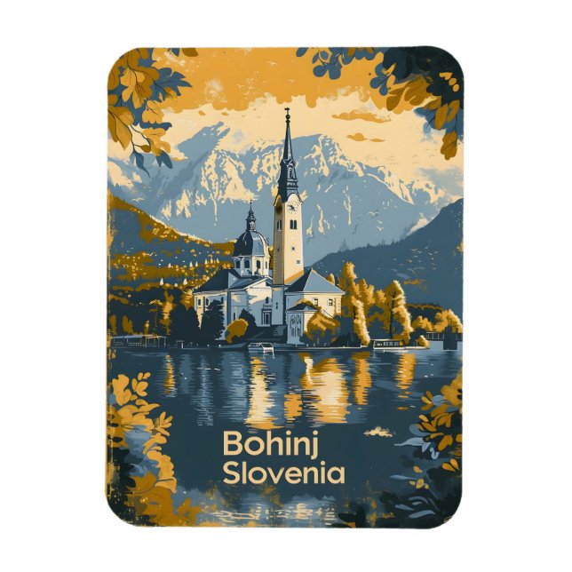 Bohinj Slovenia Magnet (Vertical)