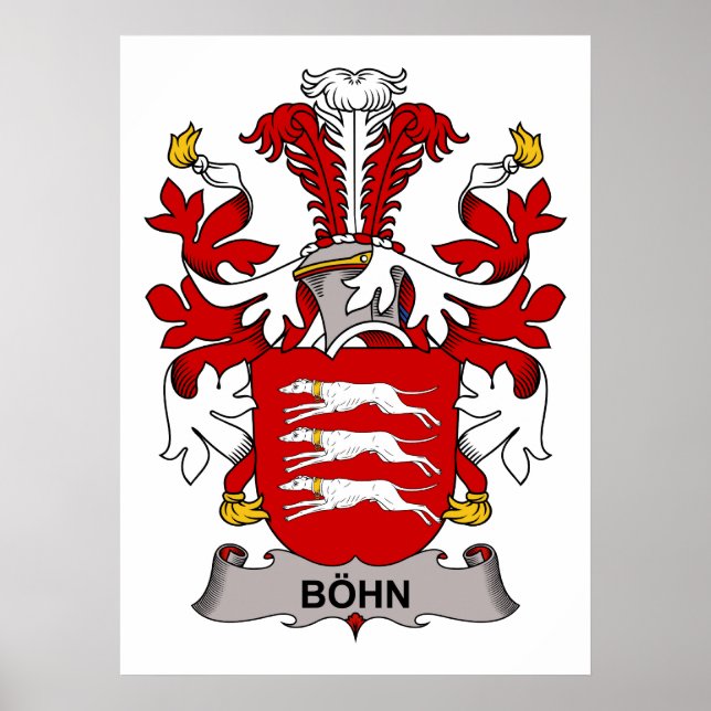Bohn Family Crest Poster (Front)