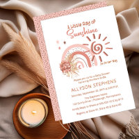 Boho A Little Ray of Sunshine Girl Baby Shower