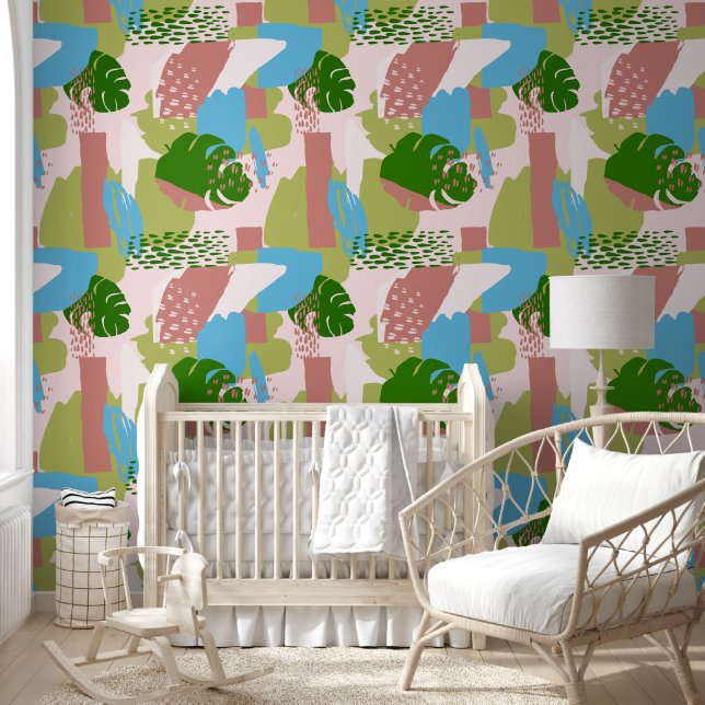 Boho Abstract 1 Wallpaper (Kids)