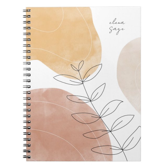 Boho Abstract Art Journal (Front)